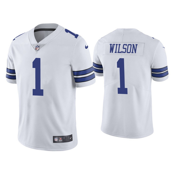 Men's Dallas Cowboys #1 Cedrick Wilson White Limited Stitched Jersey Men's Dallas Cowboys #1 Cedrick Wilson White Limited Stitched Jersey